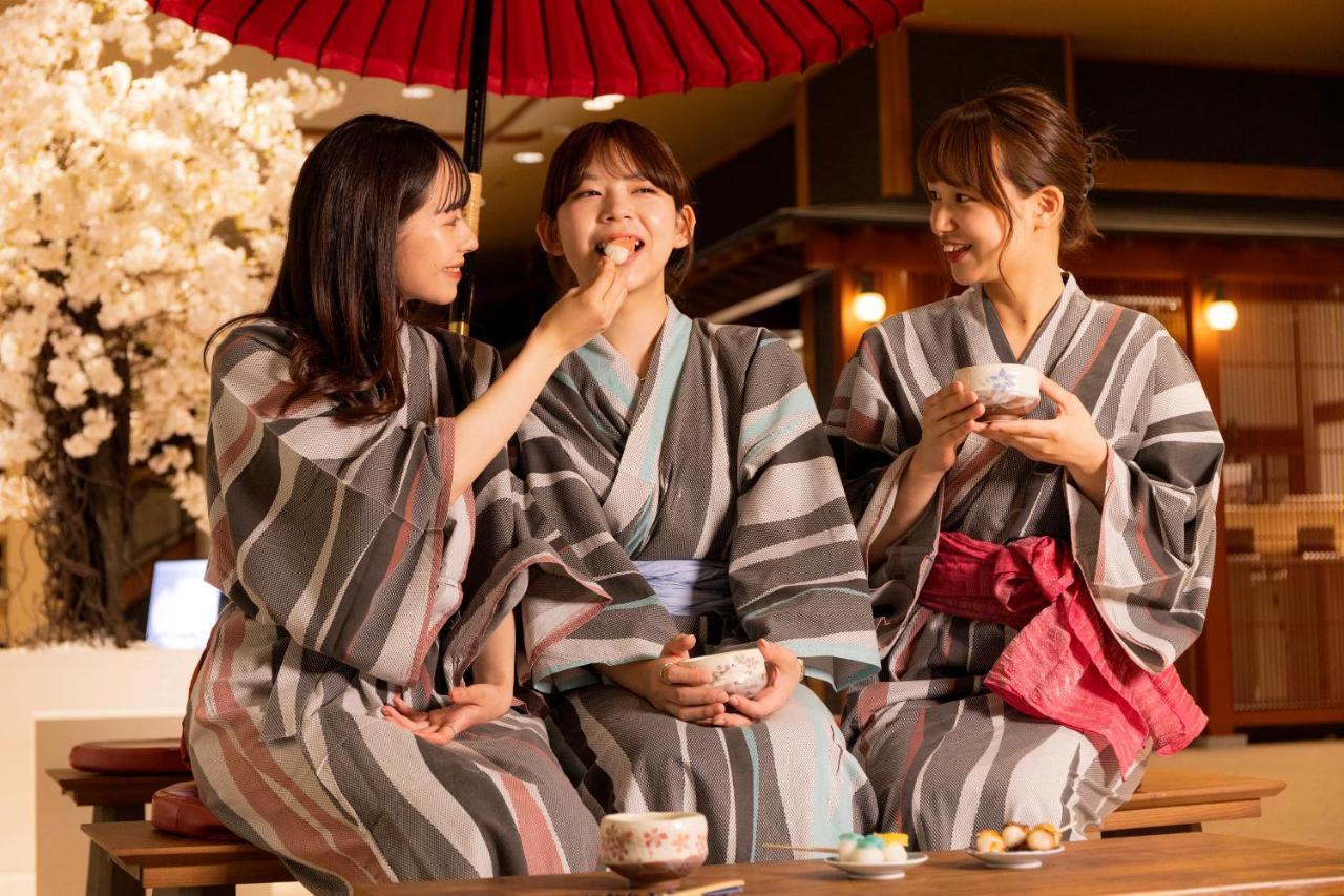 Yamanakaonsen Ohanami Kyubei Kaga  Exterior photo