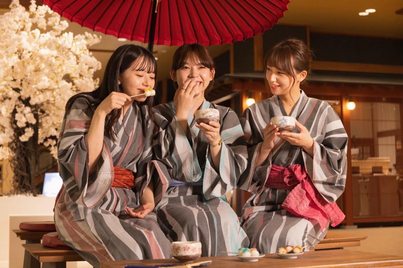 Yamanakaonsen Ohanami Kyubei Kaga  Exterior photo